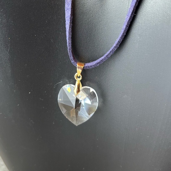 Swarovski Clear Crystal Heart Pendant - Picture 6 of 7